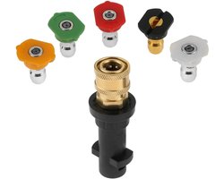 Quick Connect Adapter voor Hogedrukreiniger met 5 Sproeiers