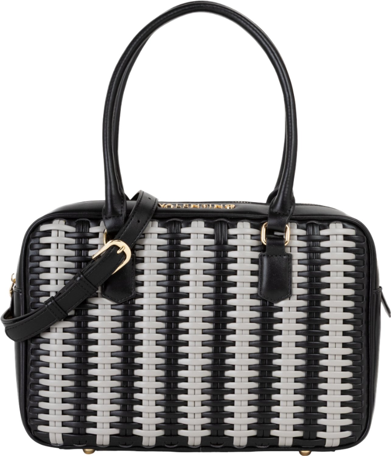 VALENTINO handtas schoudertas Ale Handbag Nero / Multicolor zwart