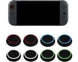 kwmobile 9x Joystick Caps voor Nintendo Switch 2 (2025) Controller Accessoires - Siliconen Stick Kapjes - Controller Grip Thumbsticks - meerkleurig