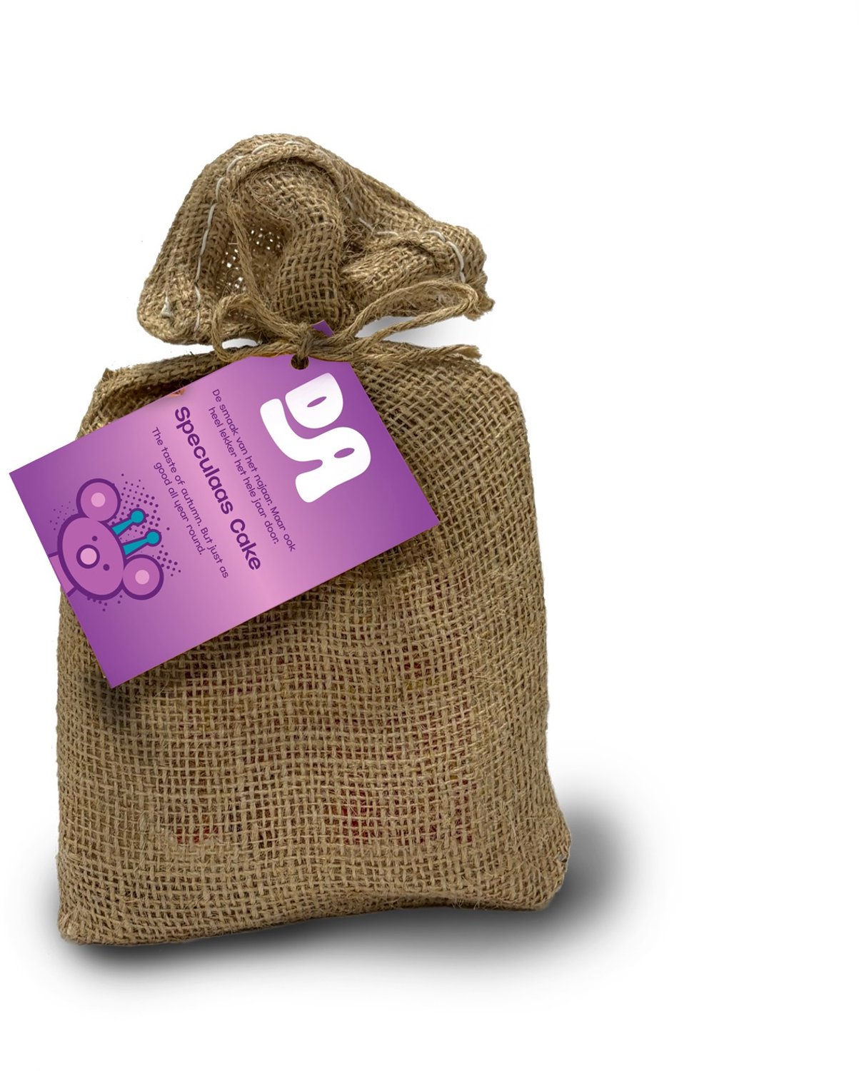 dapeppa Speculaascake - Bakmix - Zelf cake bakken - Speculaaskruiden - In jute zakje - 350 gram