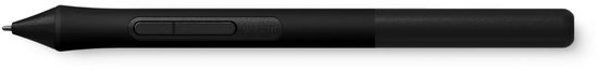 Zwarte Wacom-pen met twee knoppen aan de zijkant.