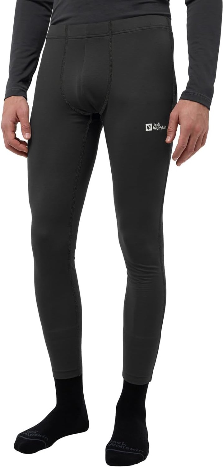 Jack Wolfskin Infinite Light Heren Leggings Sneldrogend & Geurremmend Zwart