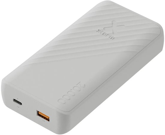 Xtorm Go2 Powerbank - 20.000 mAh - 1x USB-A - 1x USB-C - Krachtige powerbank - Draagbare accu voor Telefoon/Smartphone/Tablet - Duurzame technologie - Ash White - Noodpakket — cadeau in Gadgets - foto 8