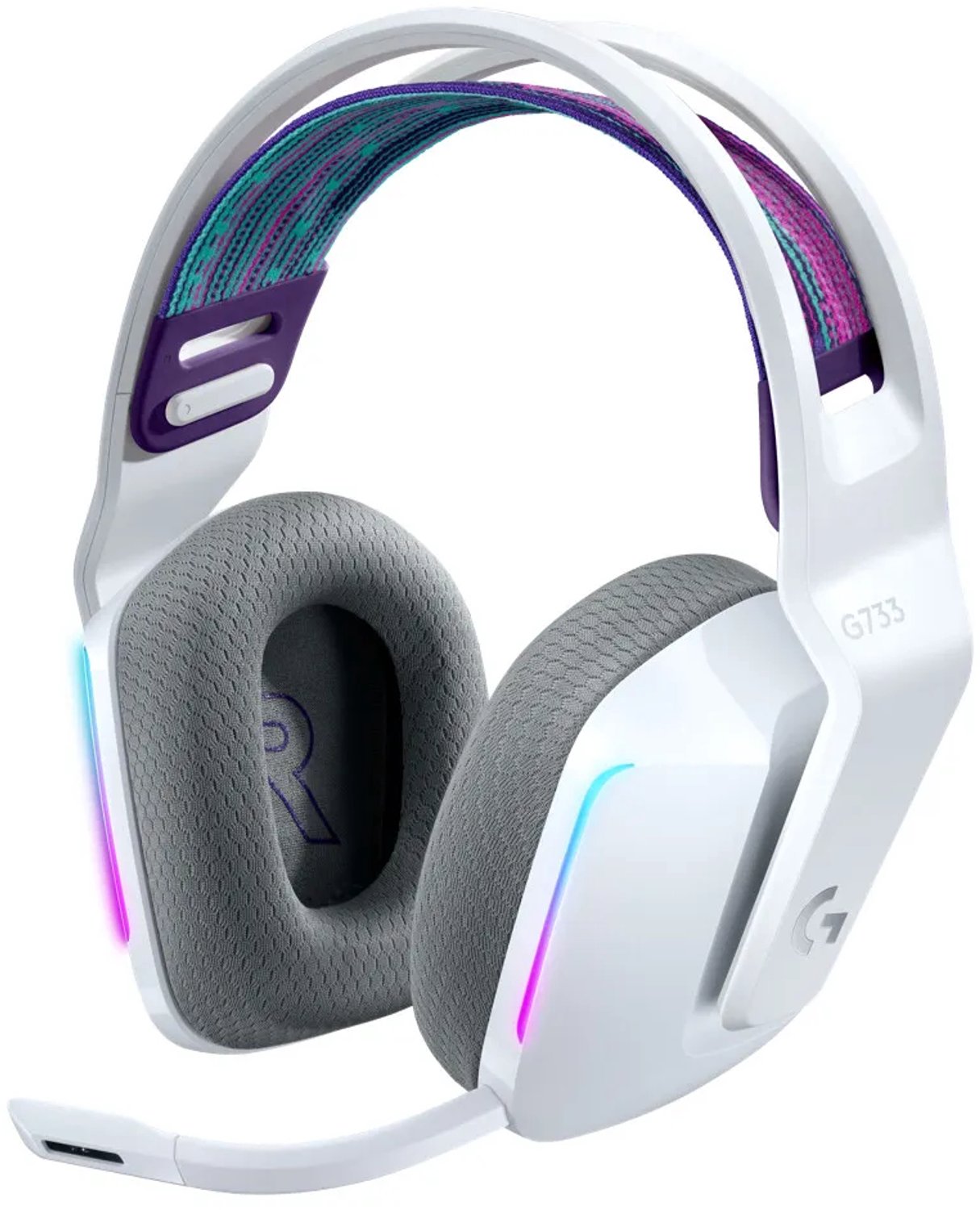 Bol.com Logitech G733 LIGHTSPEED - Draadloze Gaming Headset - PS5/PS4 & PC - Wit aanbieding