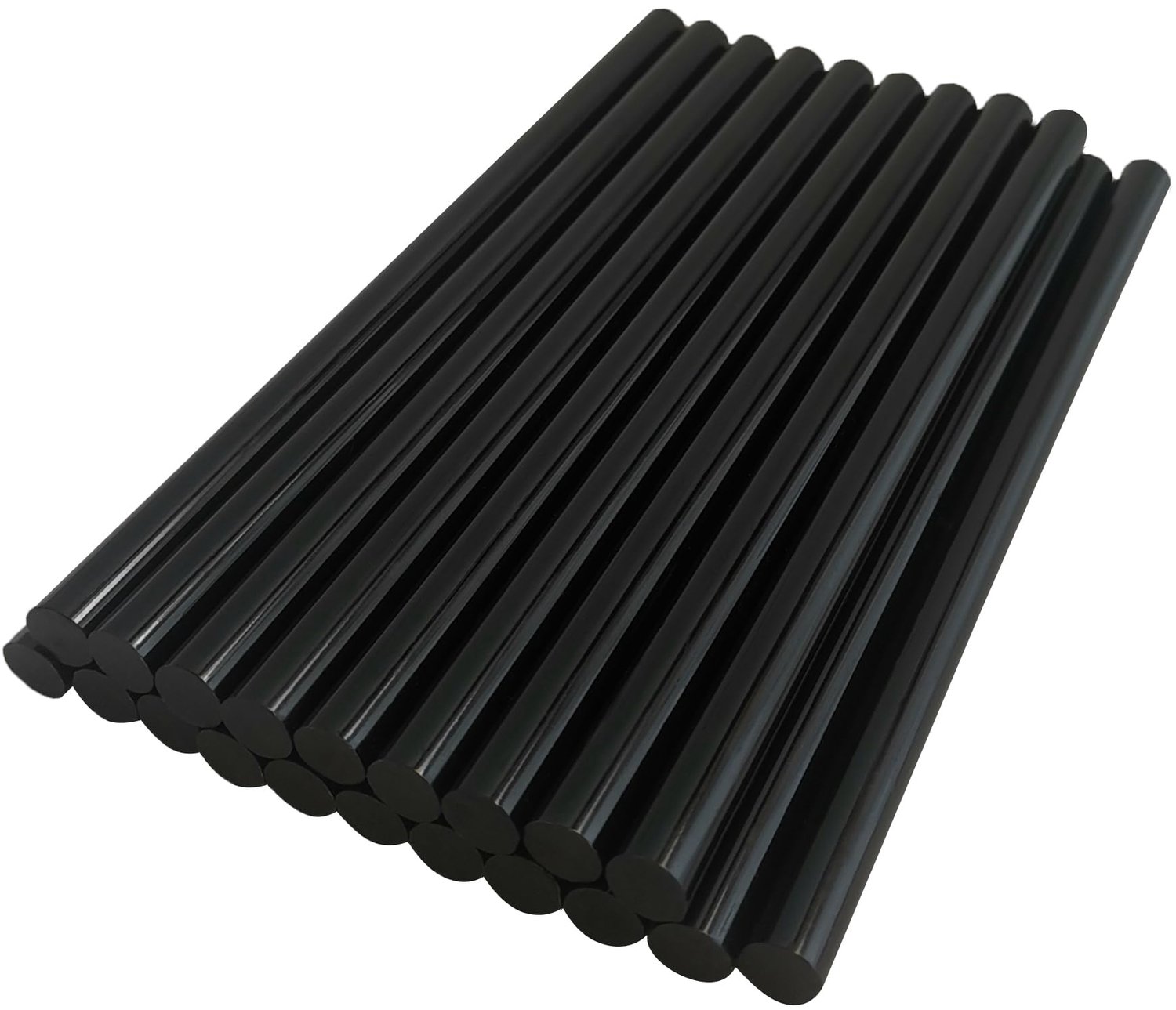 Hot melt lijm sticks 200mm x 11mm - zwarte lijm - 20 stuks - ideaal voor knutselen - Vemera