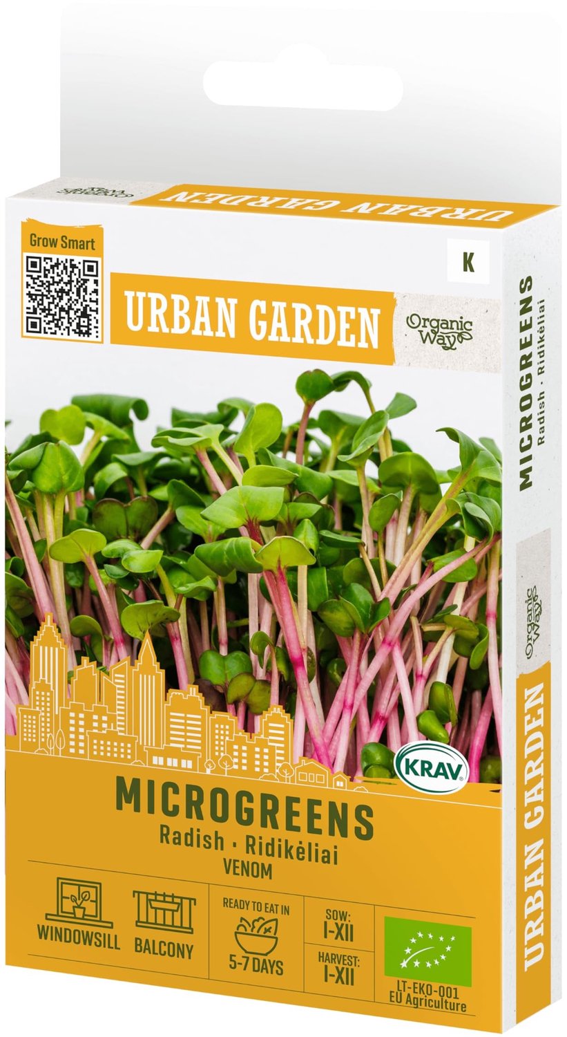 Radijs Microgreens Zaden - Kweek Je Eigen Gezonde Groenten