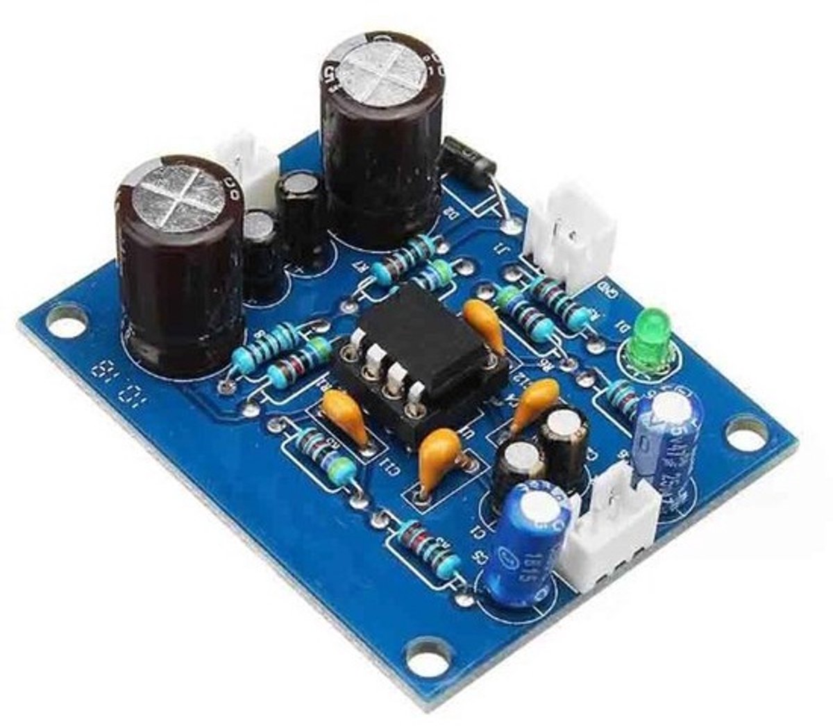 Voorversterkerboard - Hifi-signaalversterker - Audioverbetering - NE5532 OP-AMP-chip - 12-35 V spanning