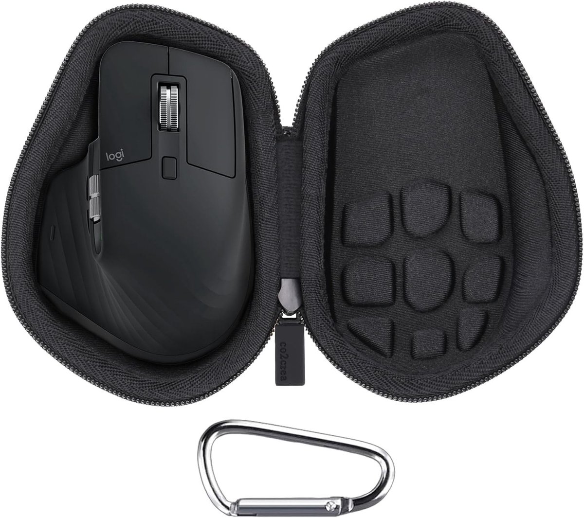 Draagbare Hard Case voor Logitech MX Master 3 en 3S - Bescherming, Opbergruimte en Duurzaamheid