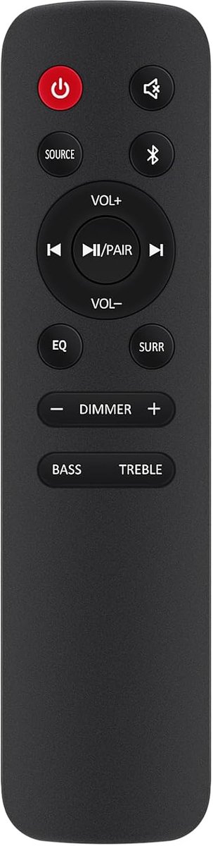 ALLIMITY Remote control replacement suitable for Hisense Sound Bar Speaker System HS312 HS218 2.1/3.1 Channel Soundbar - ShopVlot