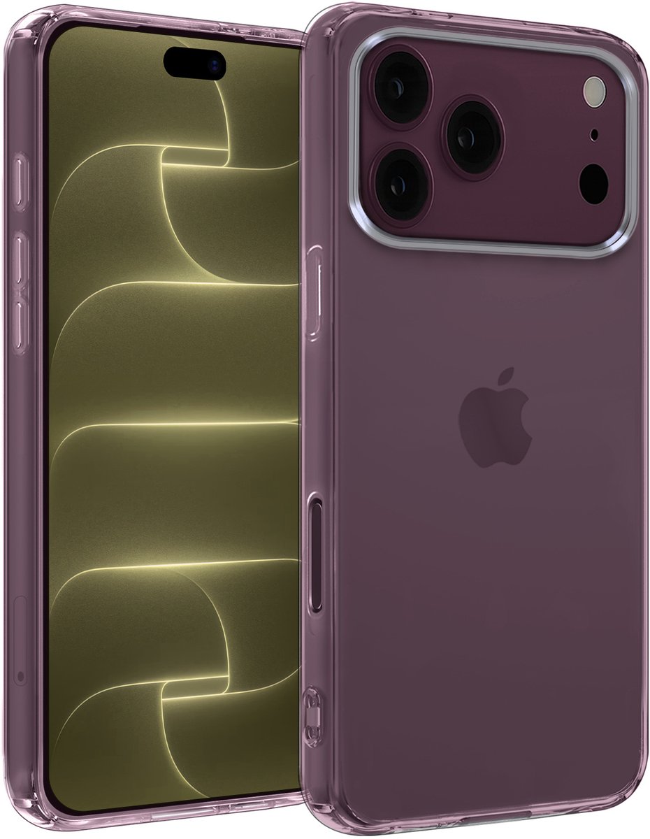 Hoesje - Geschikt voor Apple iPhone 18 Pro Max - Sterk & Shockproof - Hoes Cover - Siliconen Case - Telefoonhoesjes - Transparant