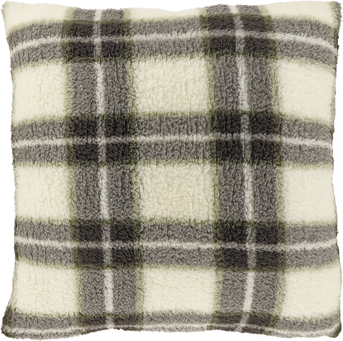 Unique Living Sierkussen Tris 53x53cm - Winter Green Groen