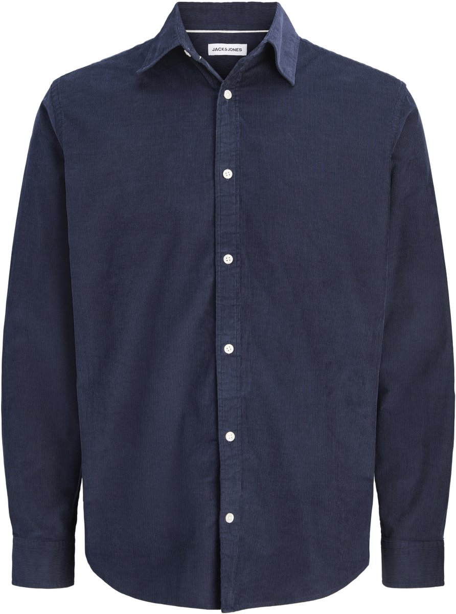 Jack & Jones Overhemd Jjefield Cord Shirt Ls Sn 12298525 Navy Blazer Mannen Maat - XS