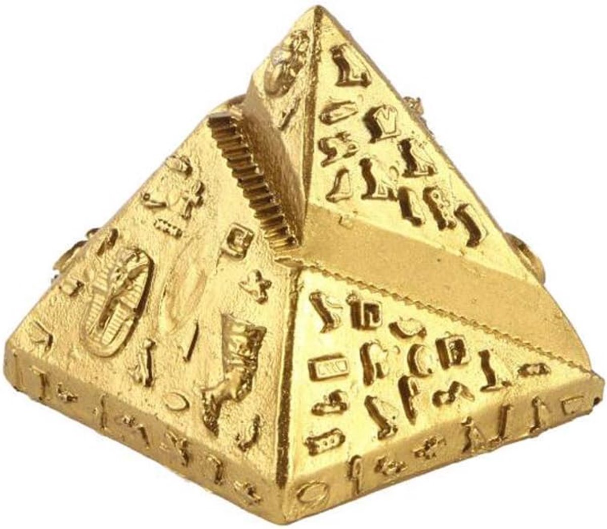 Miniatuur Egyptische piramide - handgemaakt van natuurlijk resin - decoratie voor elke gelegenheid - perfect als cadeau - ShopVlot