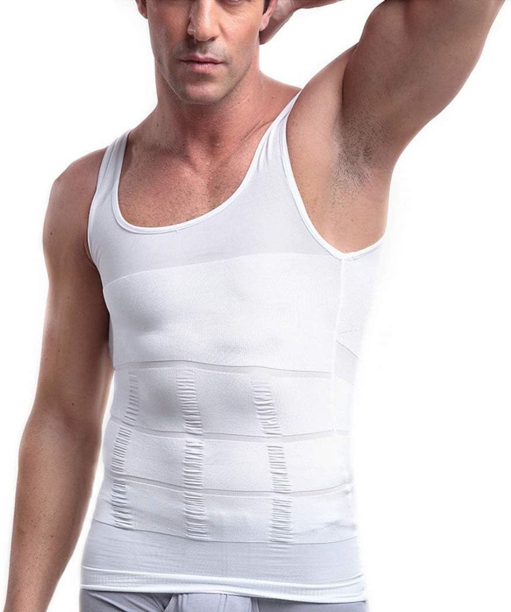 Slankend Body Shaper Vest voor Mannen, Compressie Muscle Tank, Ideaal voor Sport en Fitness