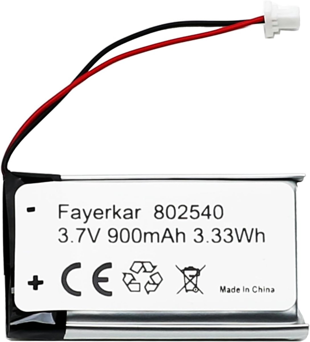 3.7V 900mAh 802540 Lithium Battery for Sena 10S Series Sena 10S-01 and Sena 20s Series Sena 20s-01 Sena 20s Evo Sena - ShopVlot