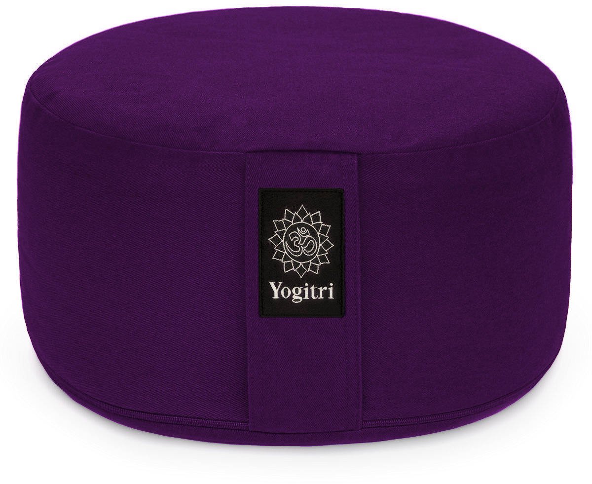 Yogitri Meditatiekussen ECO Raja rond - Lavendelpaars