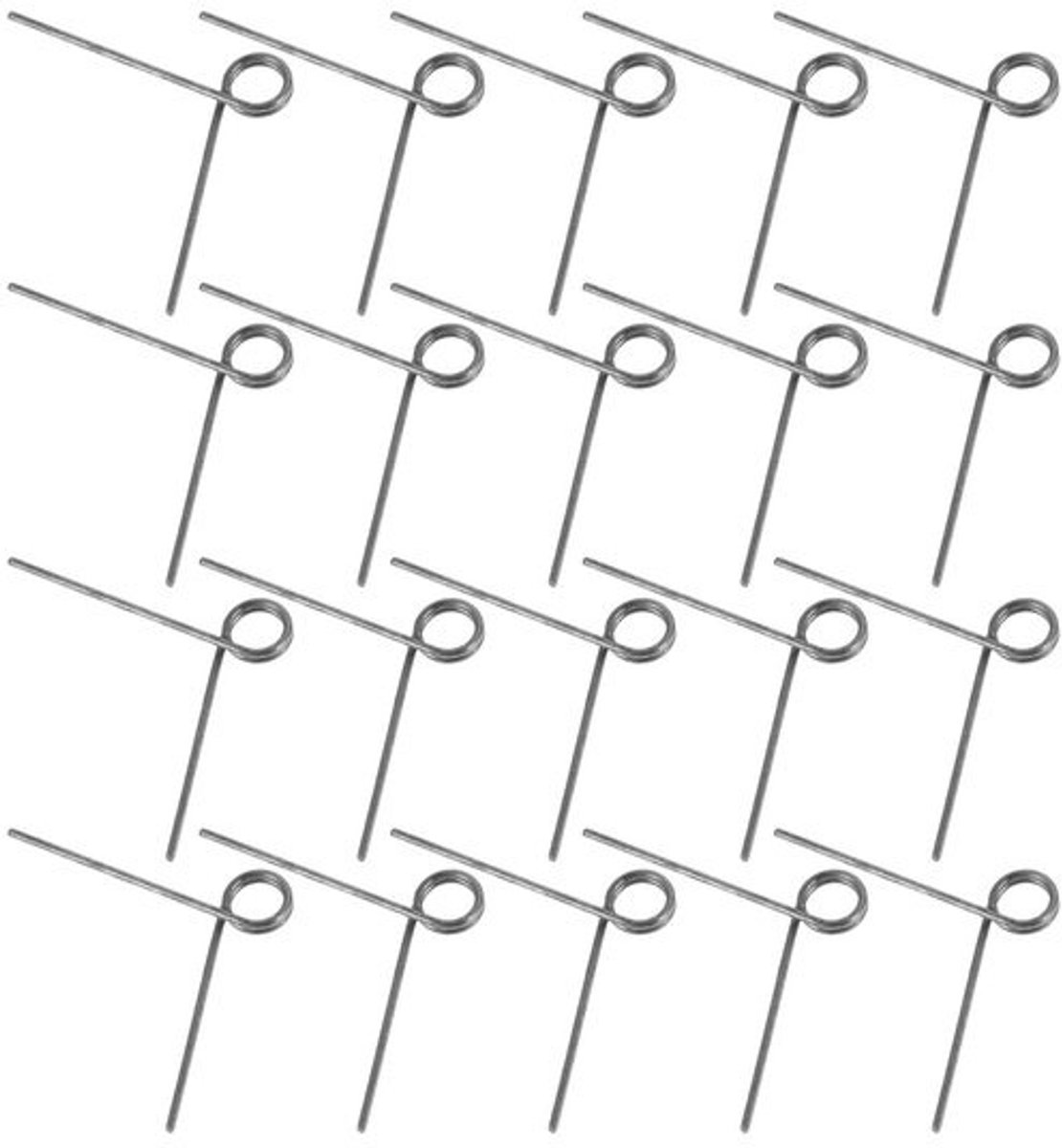 Cassette-spelervederen - Reparatieset knop - Apparaatreparatie - Snelle knopterugslag - 20 stuks - Metaal