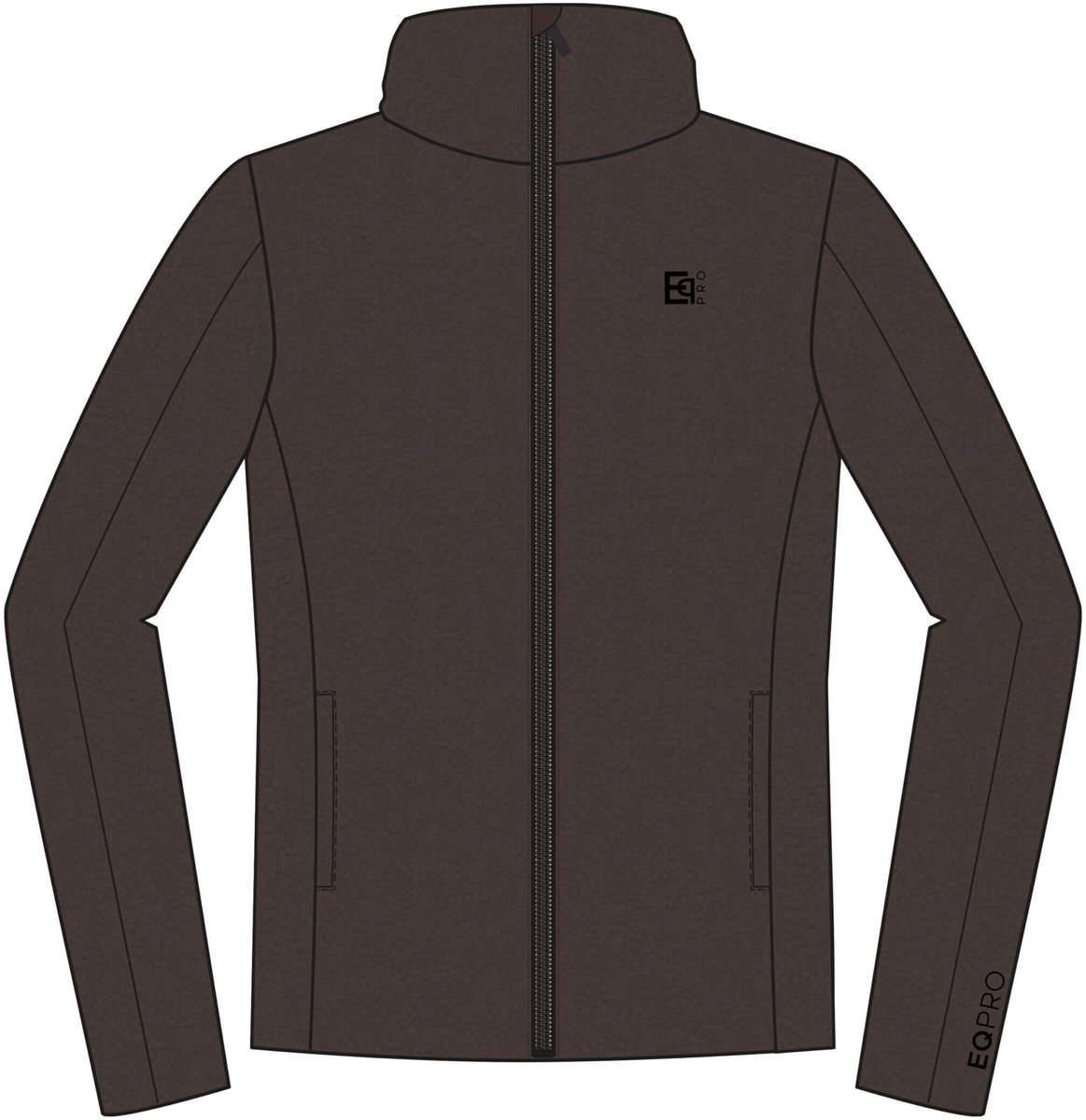 EQPro Francesca AW26 Vest - Maat: M - Donkerbruin - Polyester