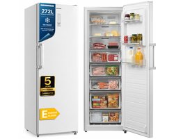 Heinner HFF-M272NFCE++ Vrieskast – 272 L – No Frost – Convertible Koel-/Vriesfunctie – LED Display – Super Cooling & Freezing – Wit – 5 Jaar Garantie