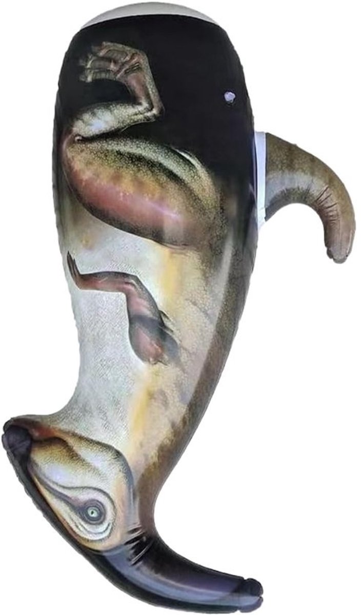 Dinosaurusbokspaal - Opblaasbare bokszak - Voor kinderen - sporten - 360 graden verend - 95 cm hoog - Groen