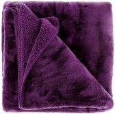 Unique Living - Plaid Torvah - 150x200cm - Dark Purple