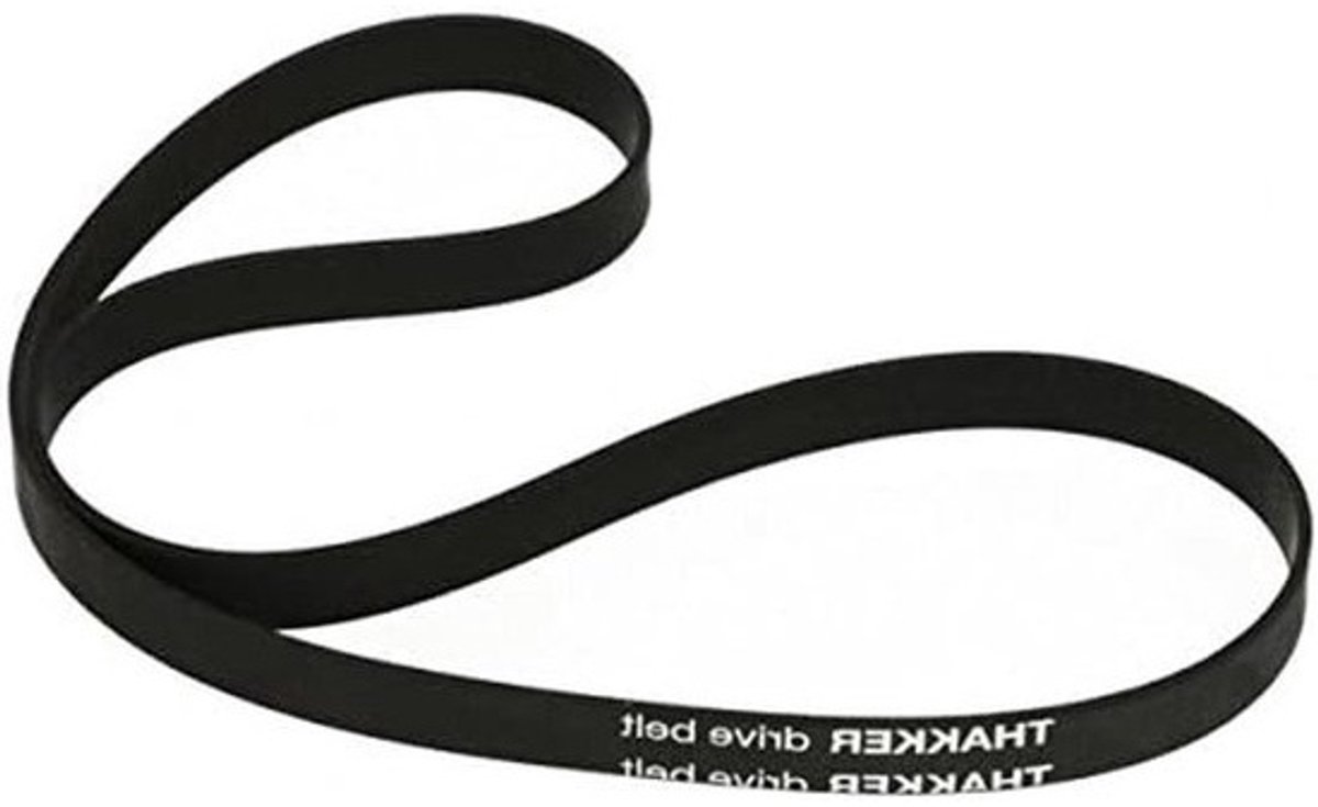 Platte aandrijfriem - Platte riem - Voor platenspelerreparatie - Originele specificaties - 1 riem - Zwart