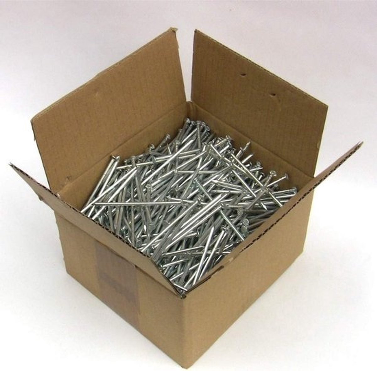 Baunnagels en draadpennen - Verzinkte spijkers - Bevestigingsmateriaal - Roestbestendig - 80 mm - Zilverkleurig