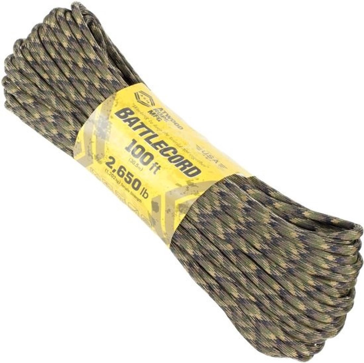 Sterk touw - Paracord Battle Cord - Outdooractiviteiten - 2650 Lbs treksterkte - 56 mm diameter - Grondoorlog