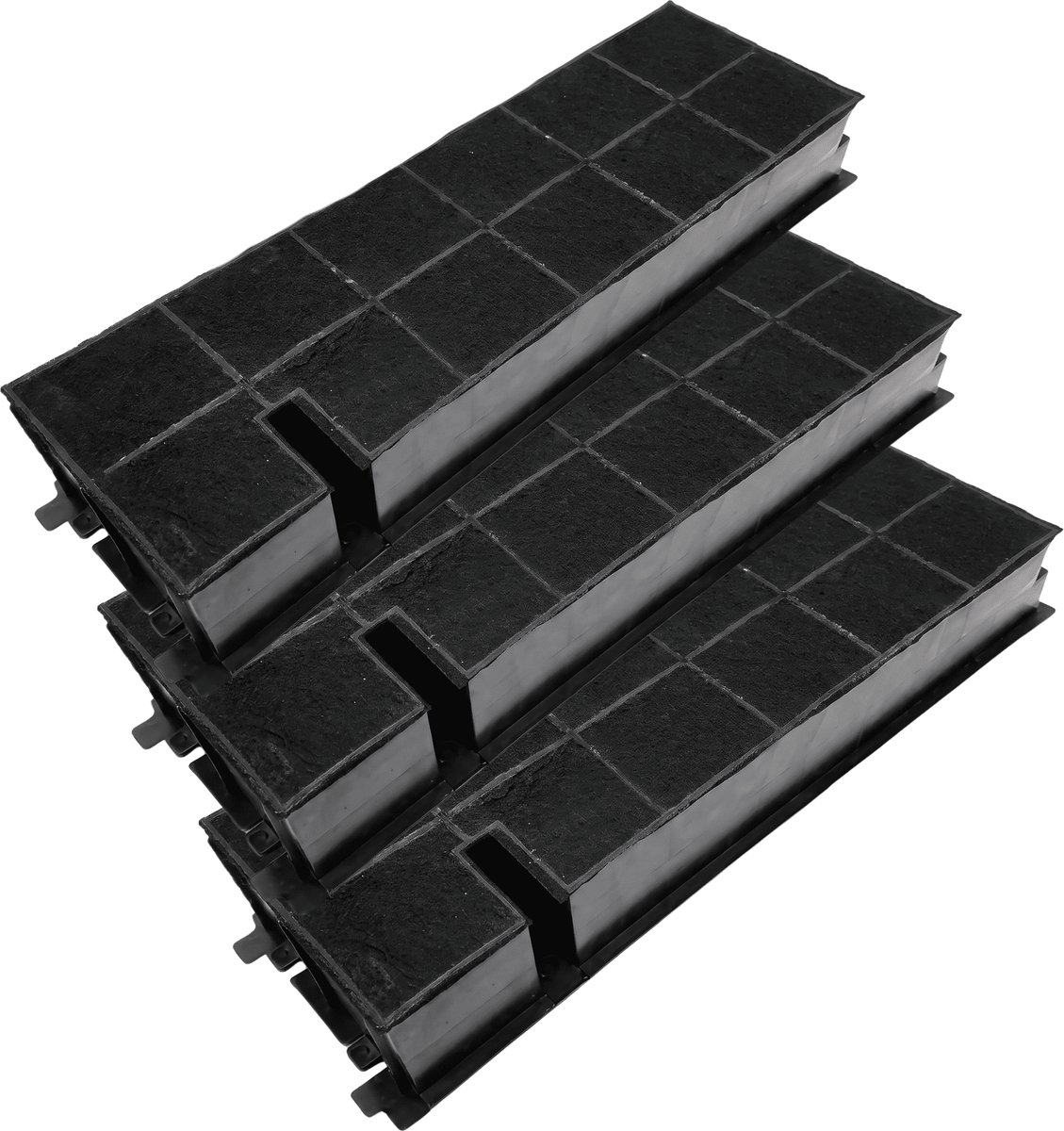 3x AEG Koolstoffilter MCFE18ST / 9029801199 / 4055356002 / Type 60 / 60 / 902979621 / MCFE18