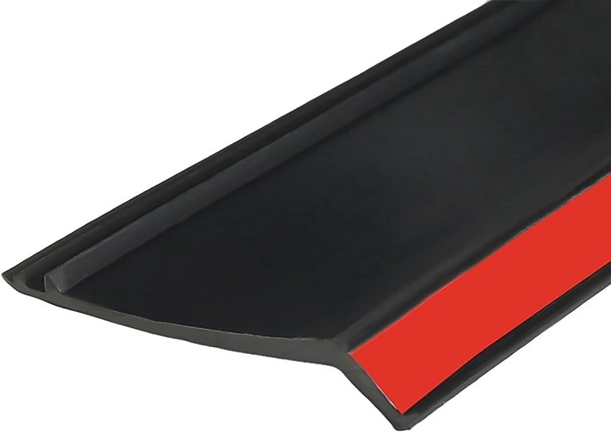 Waterdichte strip - Waterdichte raamstrip - Regenwerende afscherming - Zelfklevend - Regenafvoerstrip - Regenwerend voor ramen - Anti-afdrijfstrip - 5,5*200 cm - Zwart