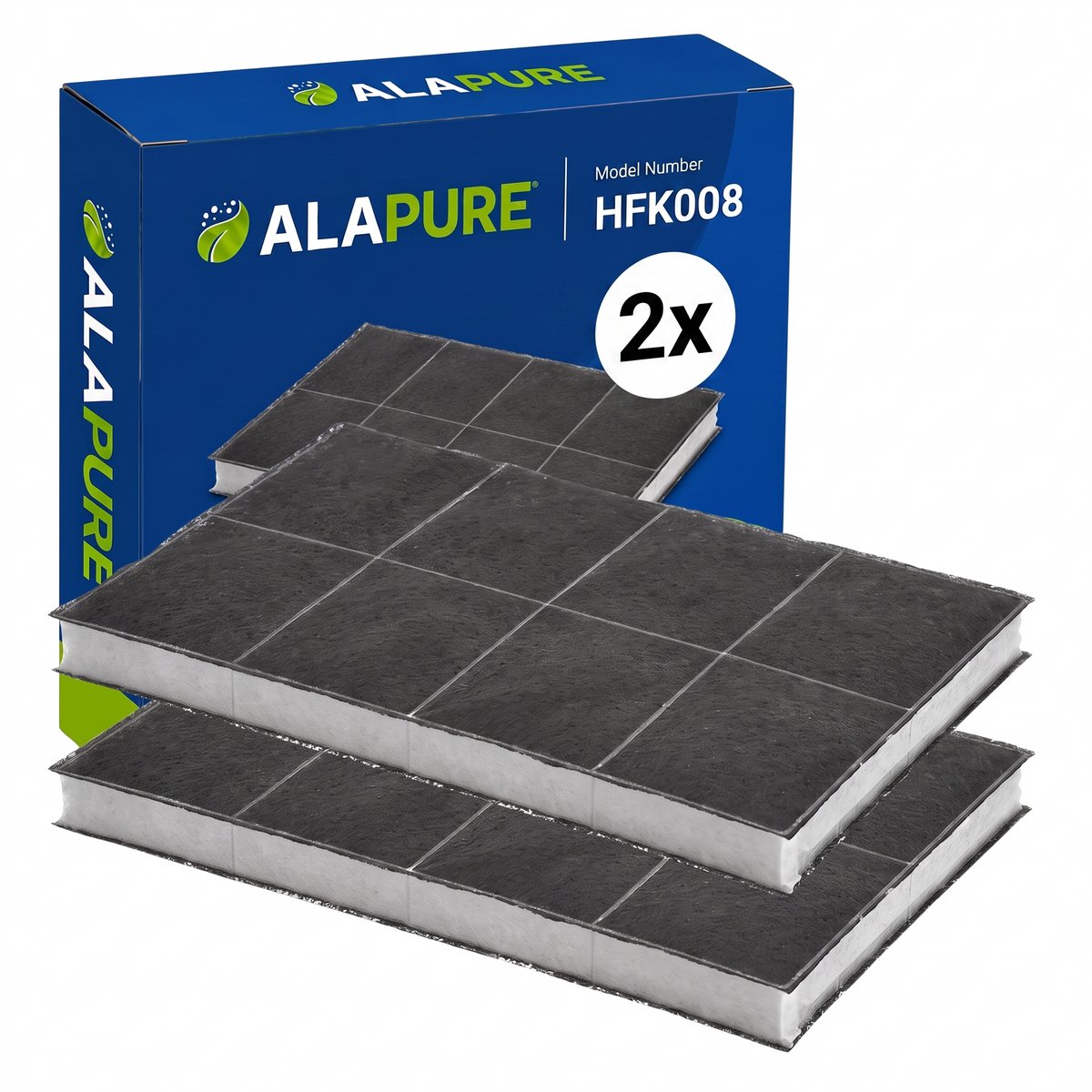 2x Koolstoffilter voor Küppersbusch 00460008 / 460008