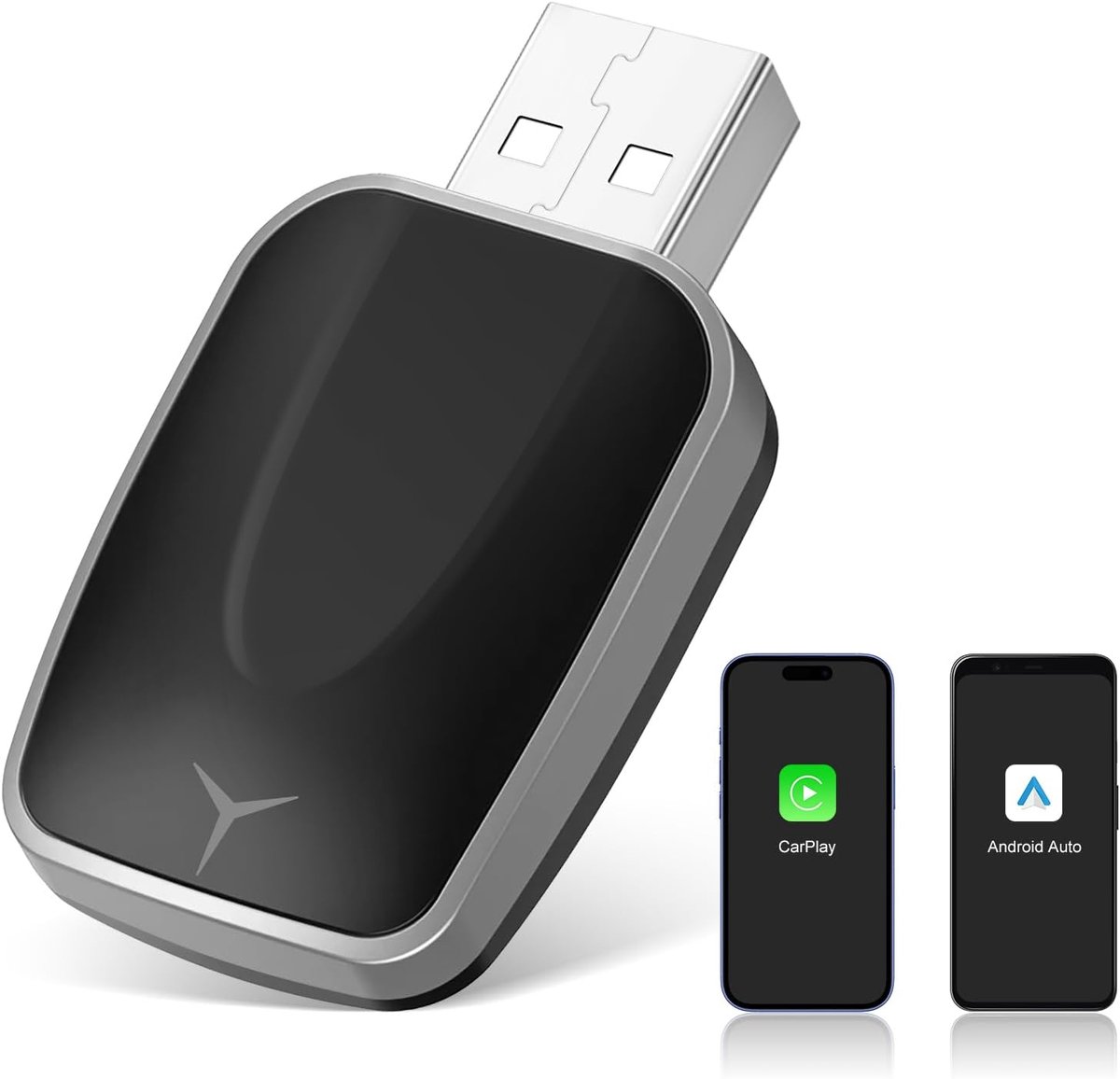 Wireless Carplay Adapter - 2-in-1 Upgrade - USB C/A Plug & Play - Geen kabels meer! - ShopVlot