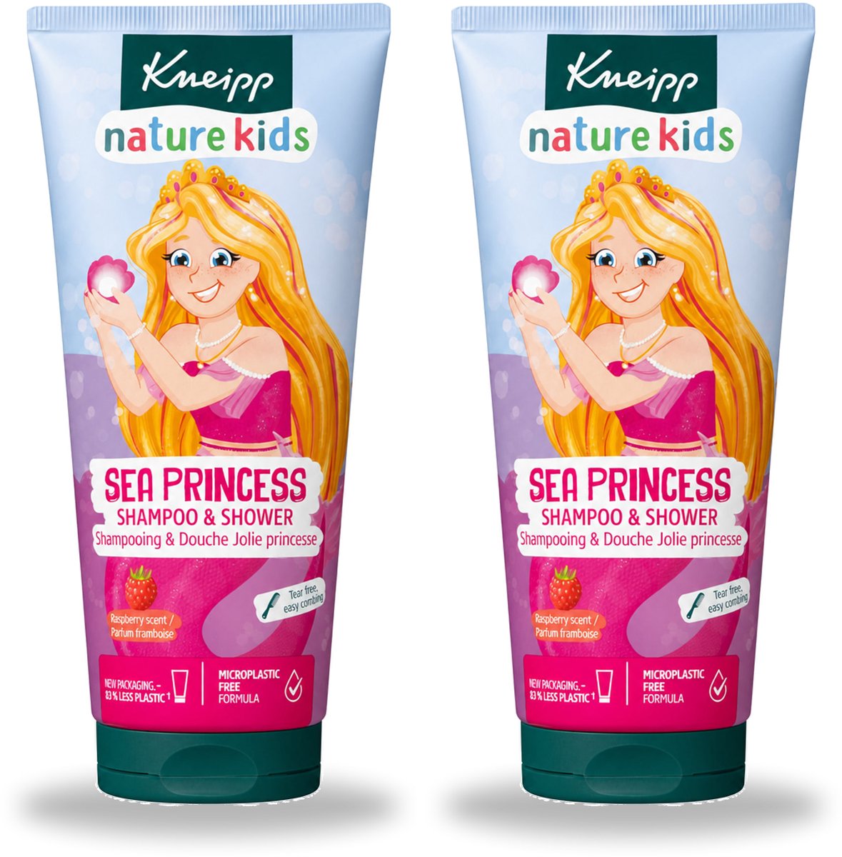 2 x Kneipp - Shampoo & Douche - Prinsessen - 200 ml - Voordeelverpakking - 2 stuks