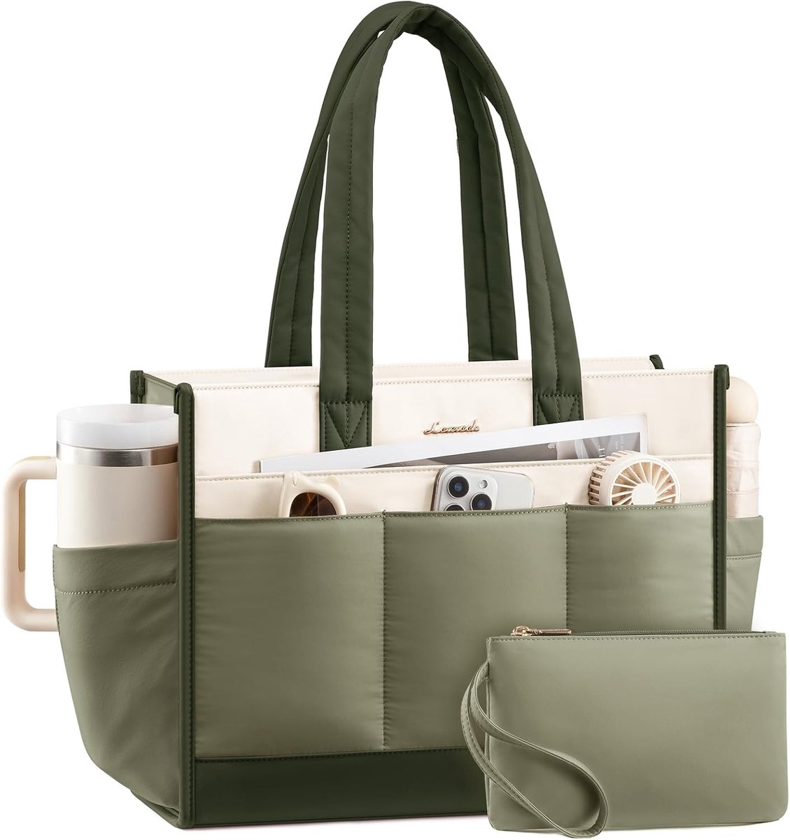 Grote Dames Schoudertas, Ruime Shopper en Laptop Bag voor School, Werk en Vrije Tijd