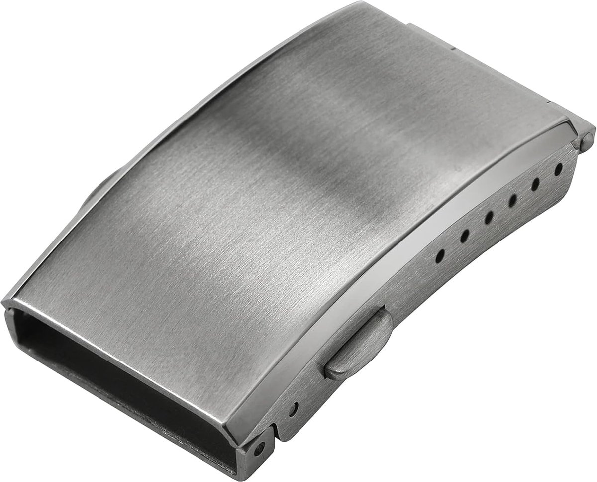 watchdives 18 mm and stainless steel boucle - stainless steel base - stainless steel - ShopVlot