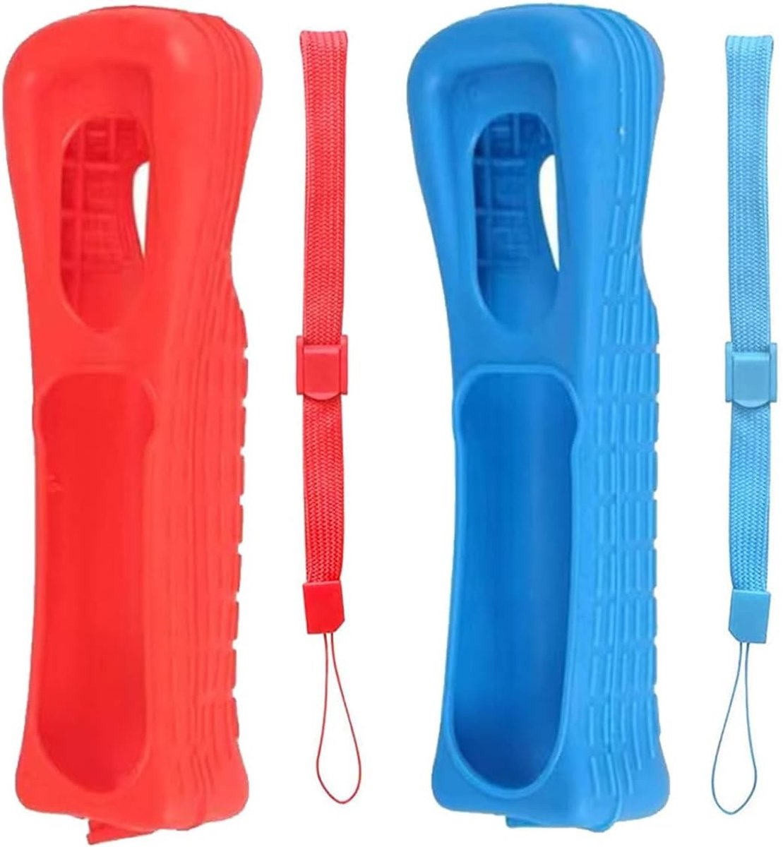 Controller beschermhoes 2PCS - siliconen hoes - rood + blauw - langdurige bescherming - ShopVlot
