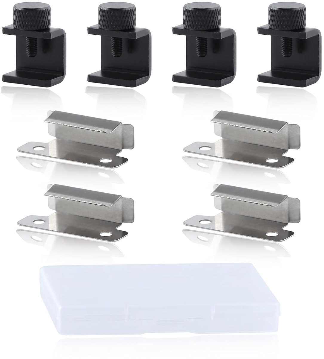 8 Pcs Bed Clamps for 3D Printer Clips, Ender 3 Glass Plate Clamps Clip for 3D Printer, 3D Printer, Heated Bed - ShopVlot