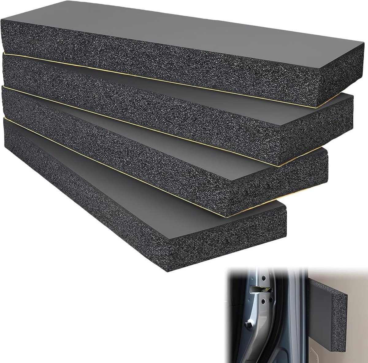 Garage wandbeschermers 30 x 10 x 3 cm - EVA-schuim - zelfklevend - eenvoudige installatie - ShopVlot