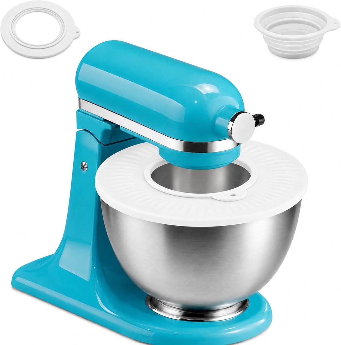 Siliconen spatbescherming voor 4,5-5 QT kantelkopmixer, compatibel met - ShopVlot