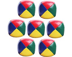 XZEIT 7-Piece Soft Juggling Balls, Colourful Balls for Circus Performance and Juggling Training - ShopVlot