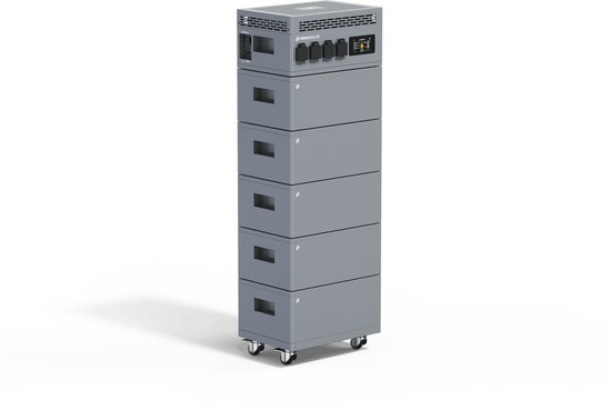 HEKO Solar Saga Thuisbatterij 13,8 kWh - Plug-in Batterij voor Zonnepanelen - Thuisaccu - Energieopslag - Noodstroom - Off-Grid - Plug & Play