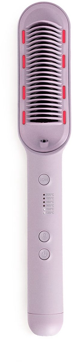 CREATE - Ionische stijlborstel met LED-behandeling - Frizz-Free - Lavendel- ION LED STYLER