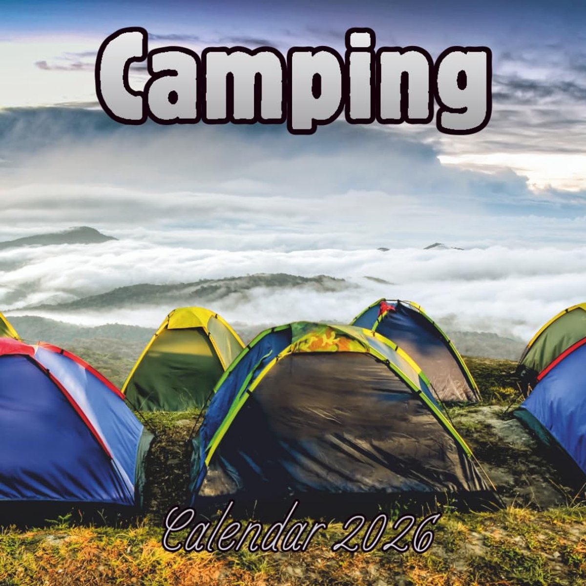 Camping Calendar 2026: 12 Months Organizer For Home & Office From January to December - ShopVlot