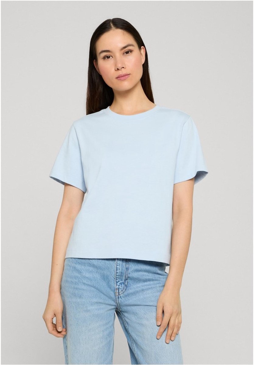 Urban Classics - Organic Boxy Dames Tshirt - XXL - Blauw