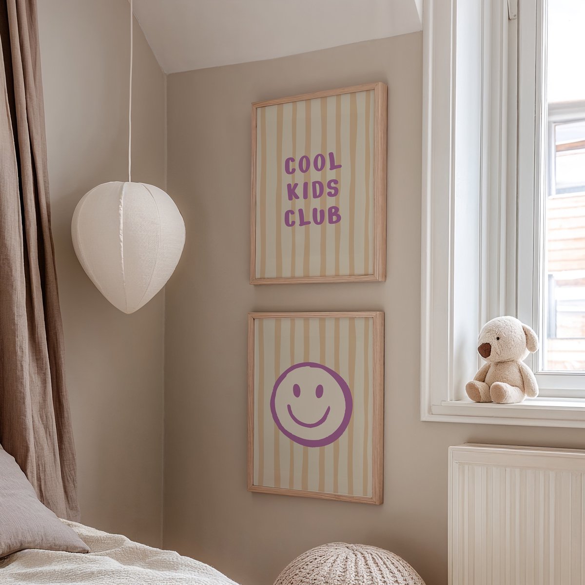 2x Poster kinderkamer meisje / jongen - A3 (29,7 x 42 cm) - Kinderposter - Kinderposters - Wanddecoratie kinderkamer - Muurdecoratie - Poster babykamer - Posters zonder lijst - babykamer decoratie - baby kamer decoratie