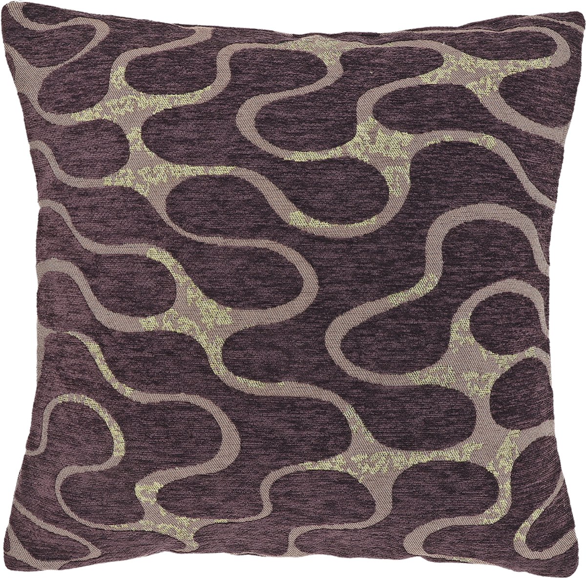 Unique Living Sierkussen Lux 45x45cm - Dark Purple Paars