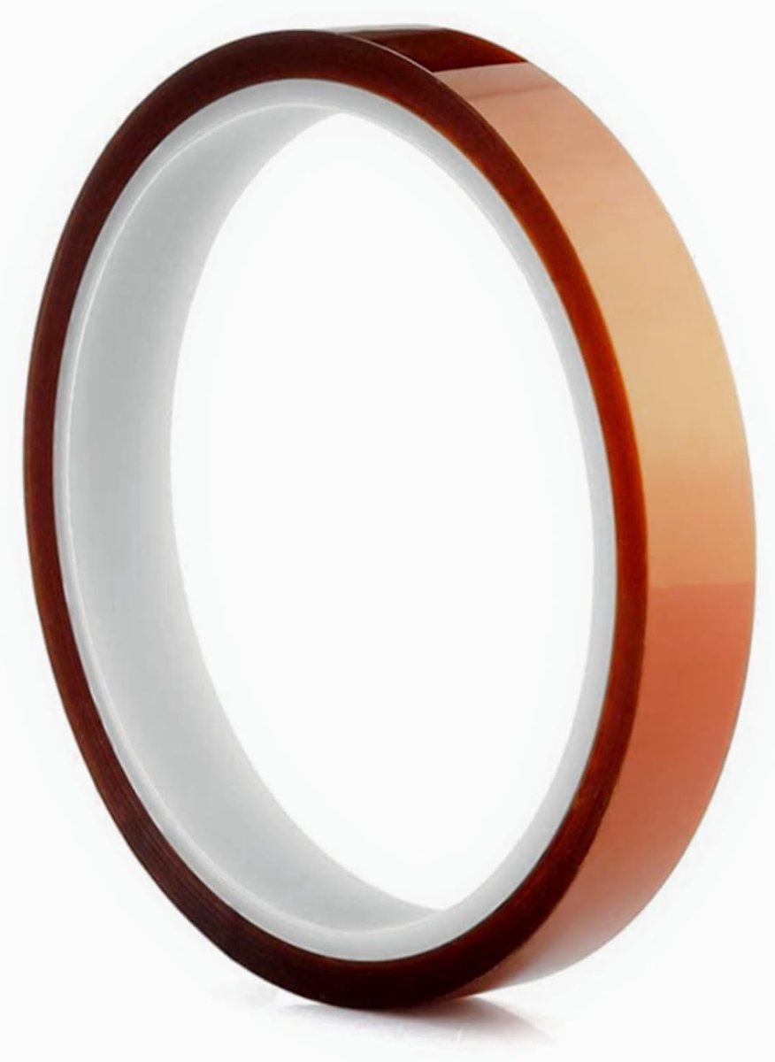 Hoogwaardige Kapton Tape 10 mm x 33 m - Hittebestendig tot 300 °C voor Solderen, 3D Printers en Elektronische Circuits - Polyimide Hechtape voor Professioneel Gebruik