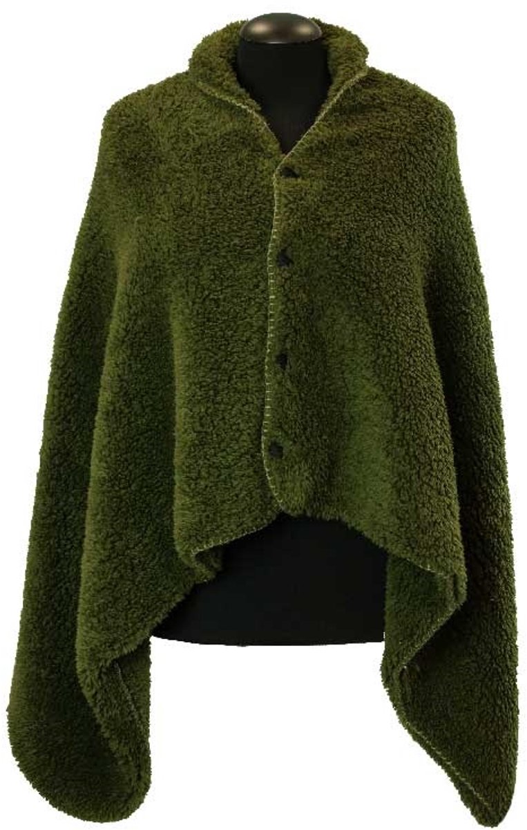 Unique Living Plaid Nox - 75x150cm - Winter Green Groen