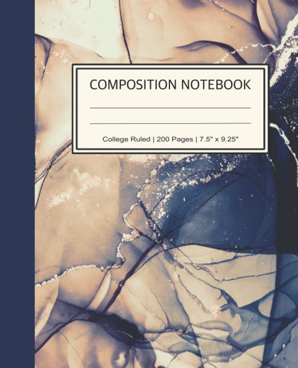 Marble Composition Notebook: College Ruled with 200 Pages - ShopVlot
