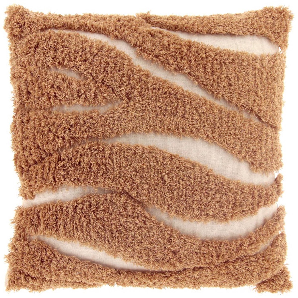 Unique Living Marina kussen - 45x45cm - camel